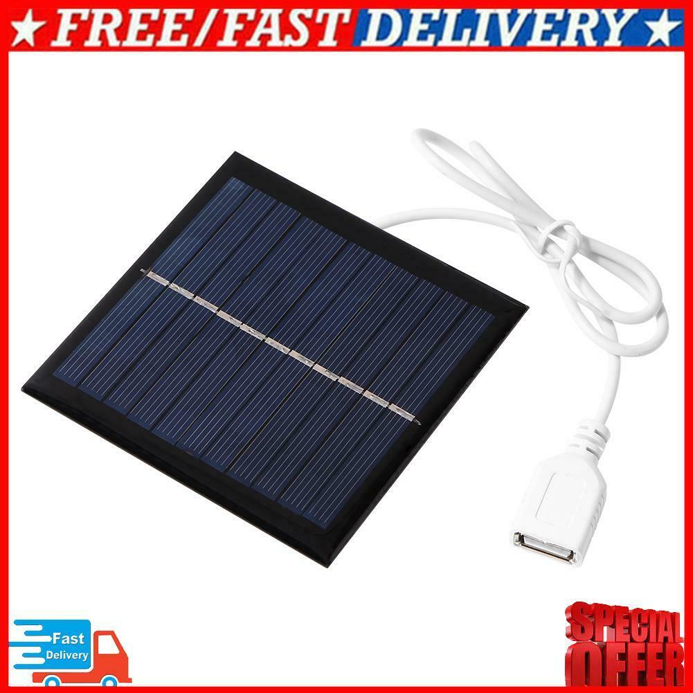 1W 5.5V USB Mini Solar Panel for DIY Phone Power Bank Fan Cell Chargers 95X95mm