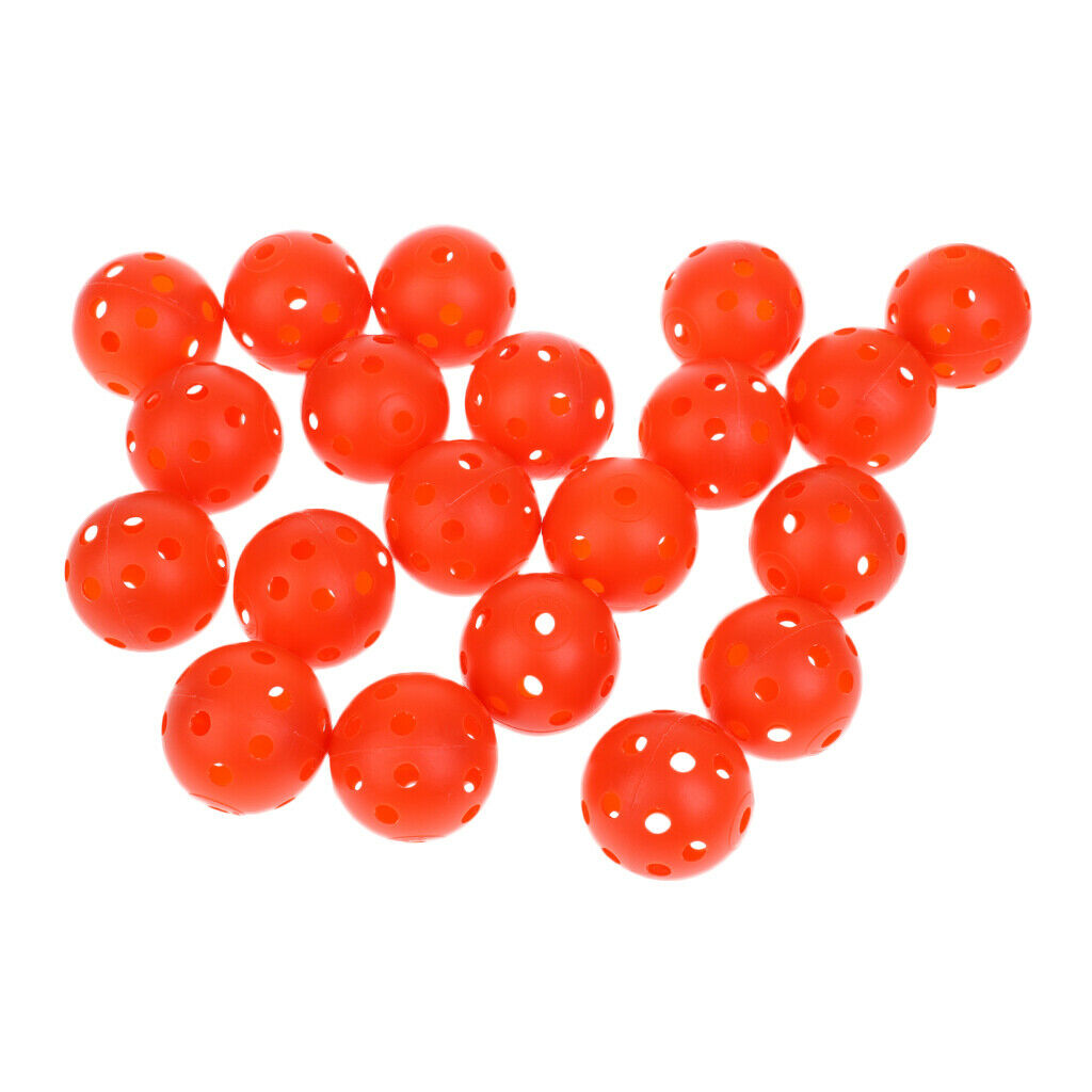 Hollow Training Golf Balls Practice Tennis Ball Golf Accessory Orange
