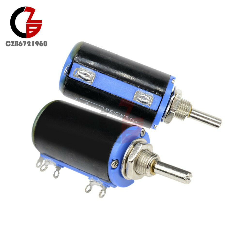 Black Precision WXD3-13-2W Multi-Turn Wirewound Linear Potentiometers 10K OHM