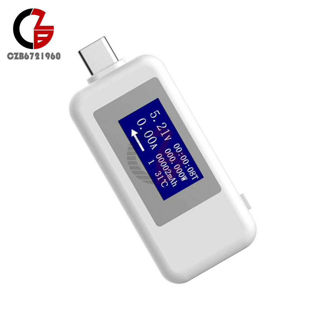 Type-C USB Tester DC Digital Dispaly Monitor USB-C Voltmeter Ammeter Detector