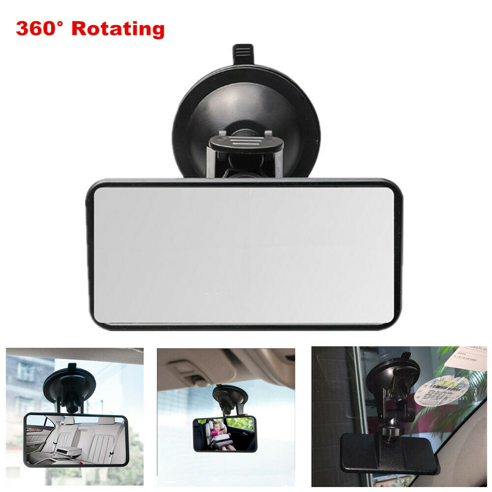 360Â° Rotating Mirror In-Car Suction-Cup Baby Observation Children's Mirror Set