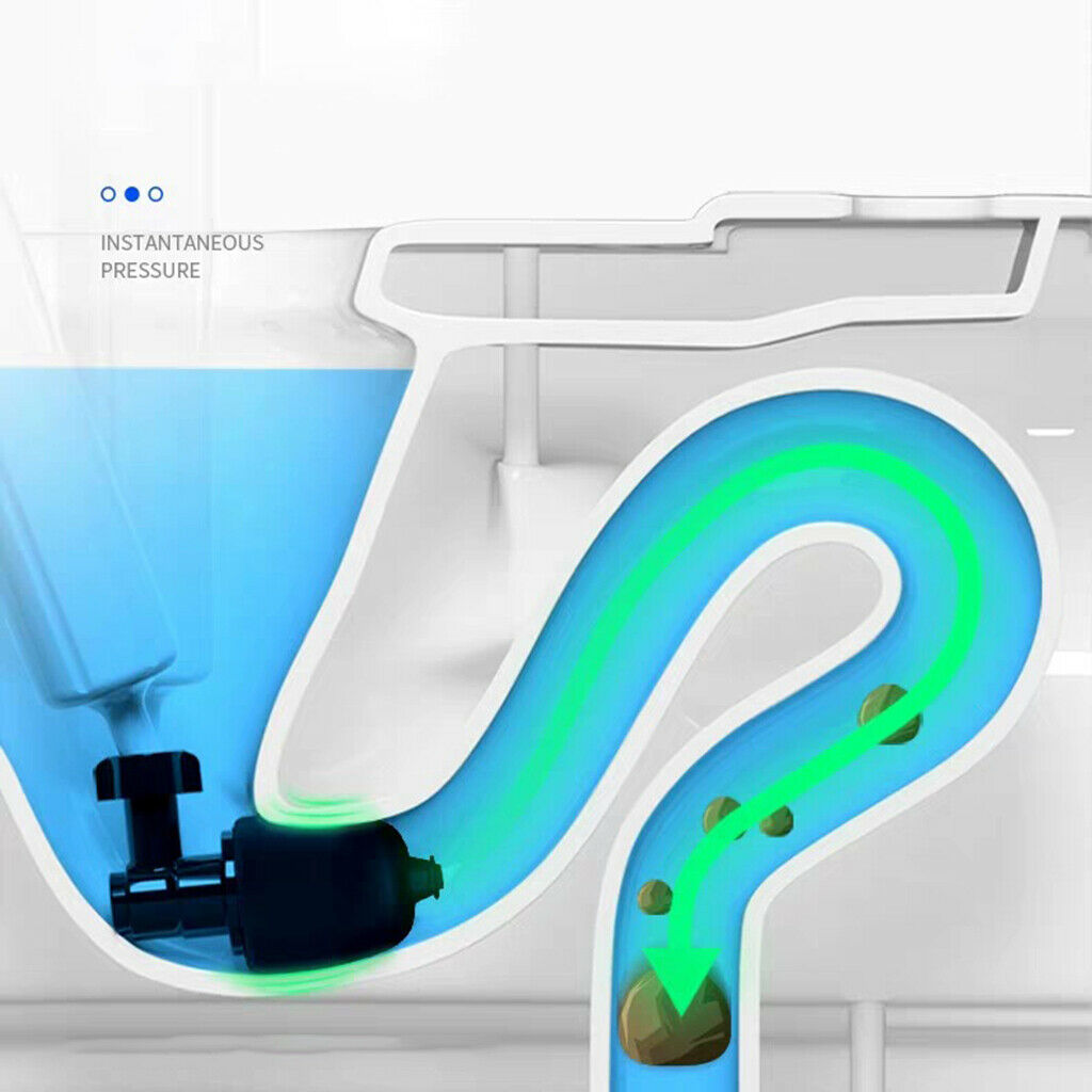 Toilet Plunger Opener Cleaner Pump for Toilet Bathtub Sink and Floor Drain