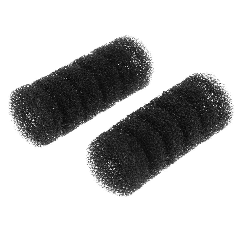 2x Foam Sponge Cotton Pad Filter Aquarium   Tank Filter Pump Filter Black