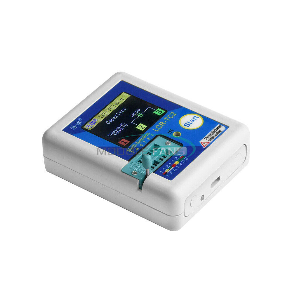 LCR-TC2 Upgraded Version of High Precision Transistor Tester V2.3E English&Cable