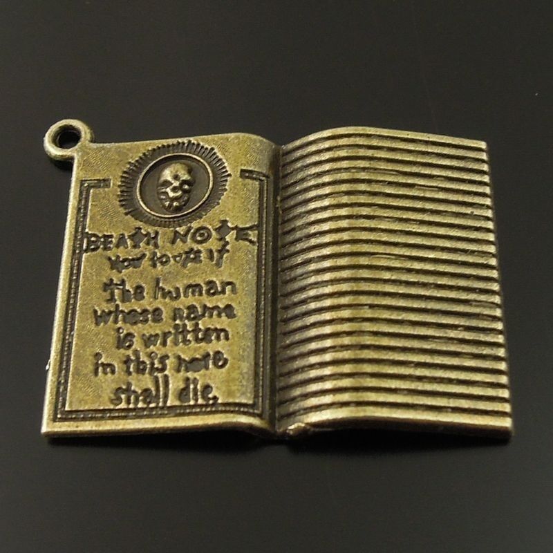 Antiqued Bronze Book Shaped Zinc Alloy Charms Pendants Crafts Jewelry 10pcs
