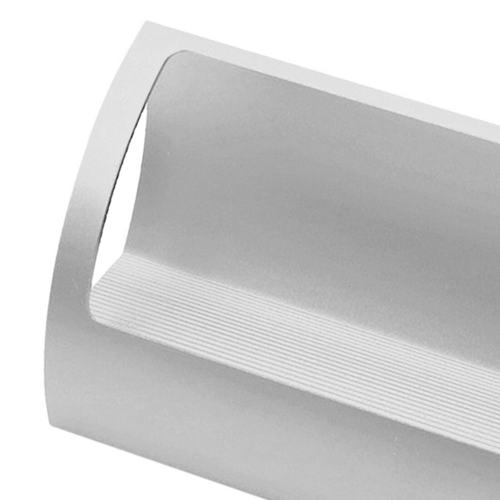 2 pieces aluminum alloy desktop Q shape business card holder for trade shows