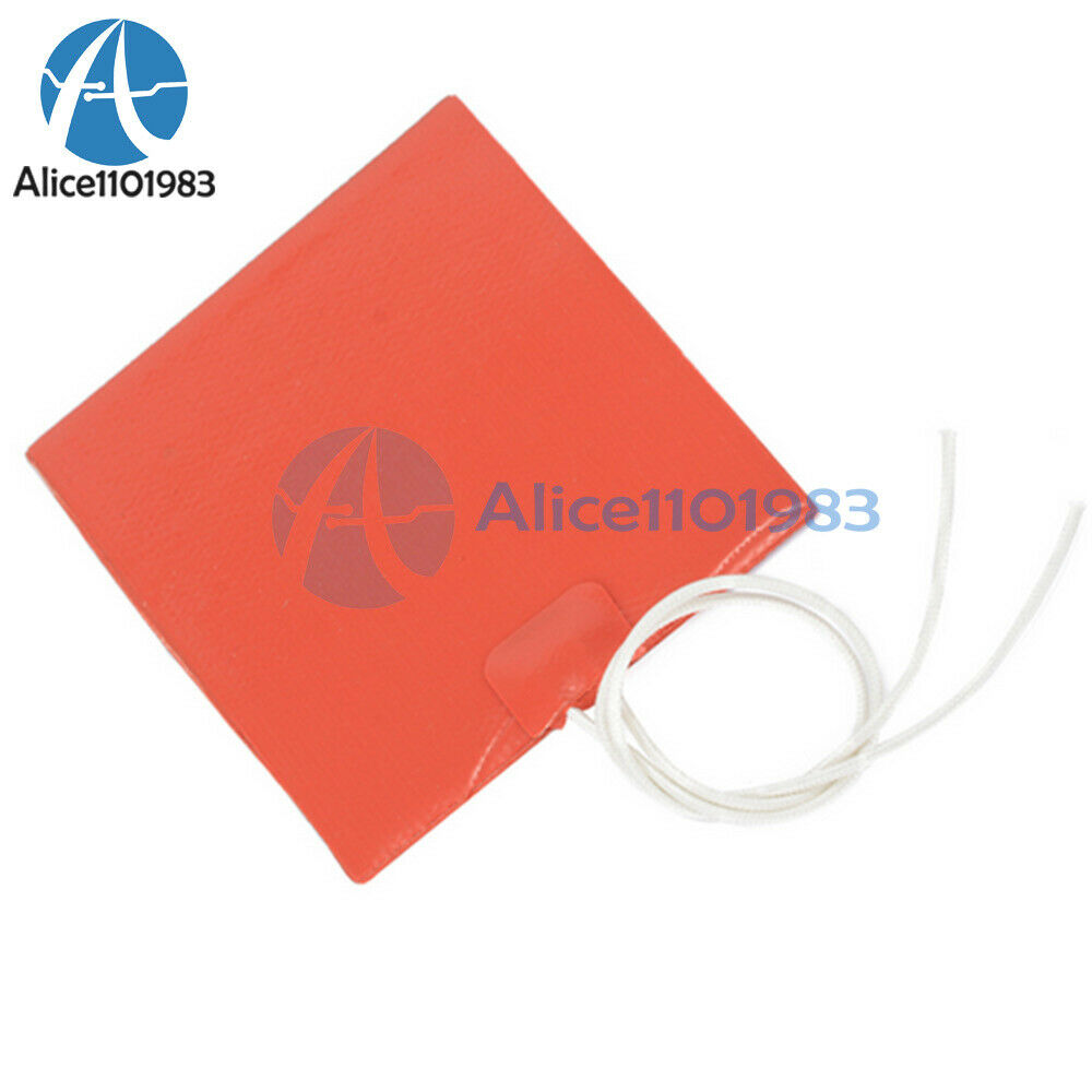 12V 12W Silicone Heating Panel Constant Temperature Heater Plate 100 x 120 mm