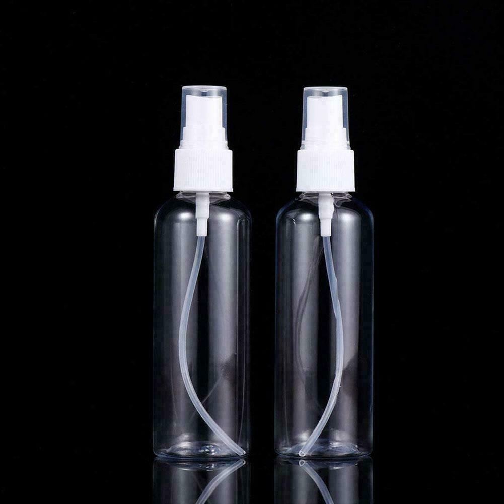 250ml Clear Transparent Plastic Perfume Atomizer Empty Small Bottle Spray new