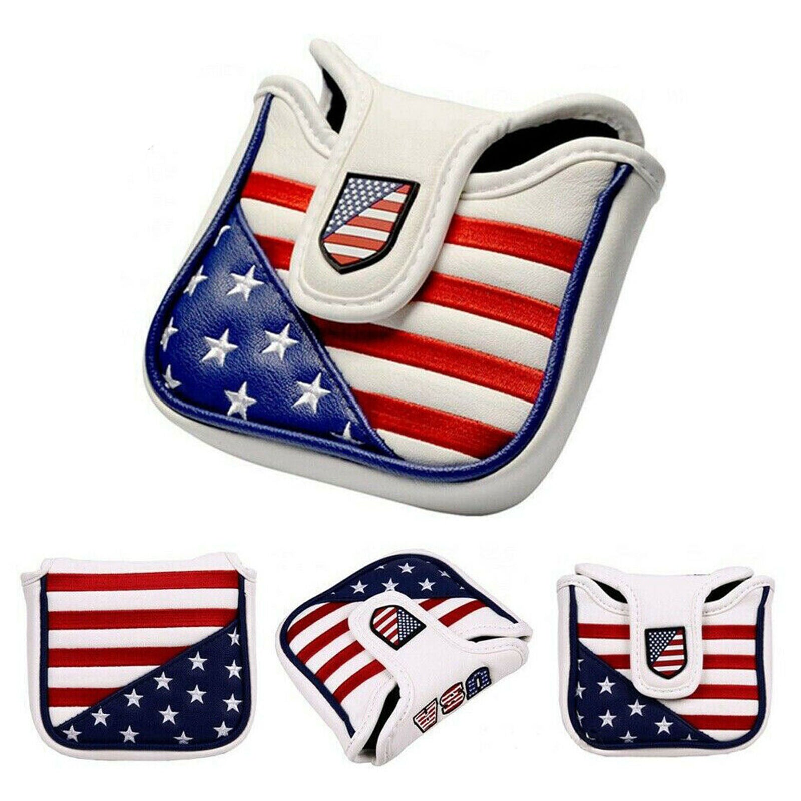 Square Mallet Putter Cover Golf Headcover For TaylorMade Spider Tour Magnet