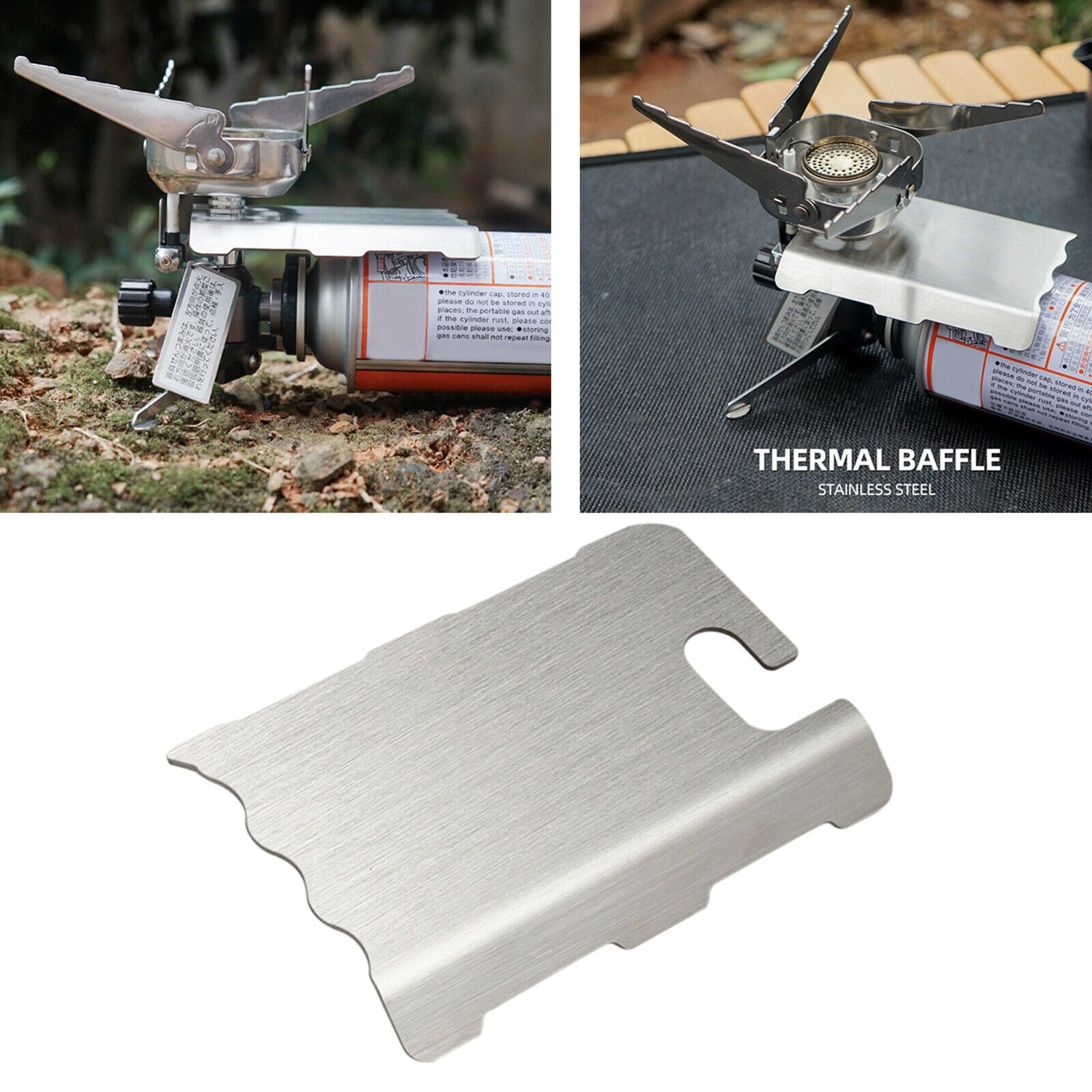 1x Gas Stove Thermal Baffle Heat Resistant Gas Board Safe Gear for JCB Stove