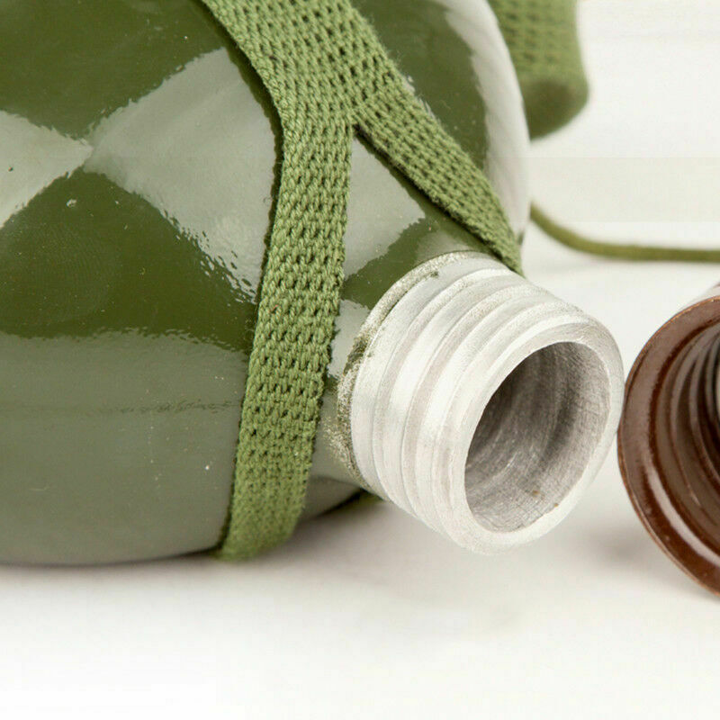 Ourdoor Portable Water Bottle Travel Hiking Camping Drinking Cup Army Green 1.2L