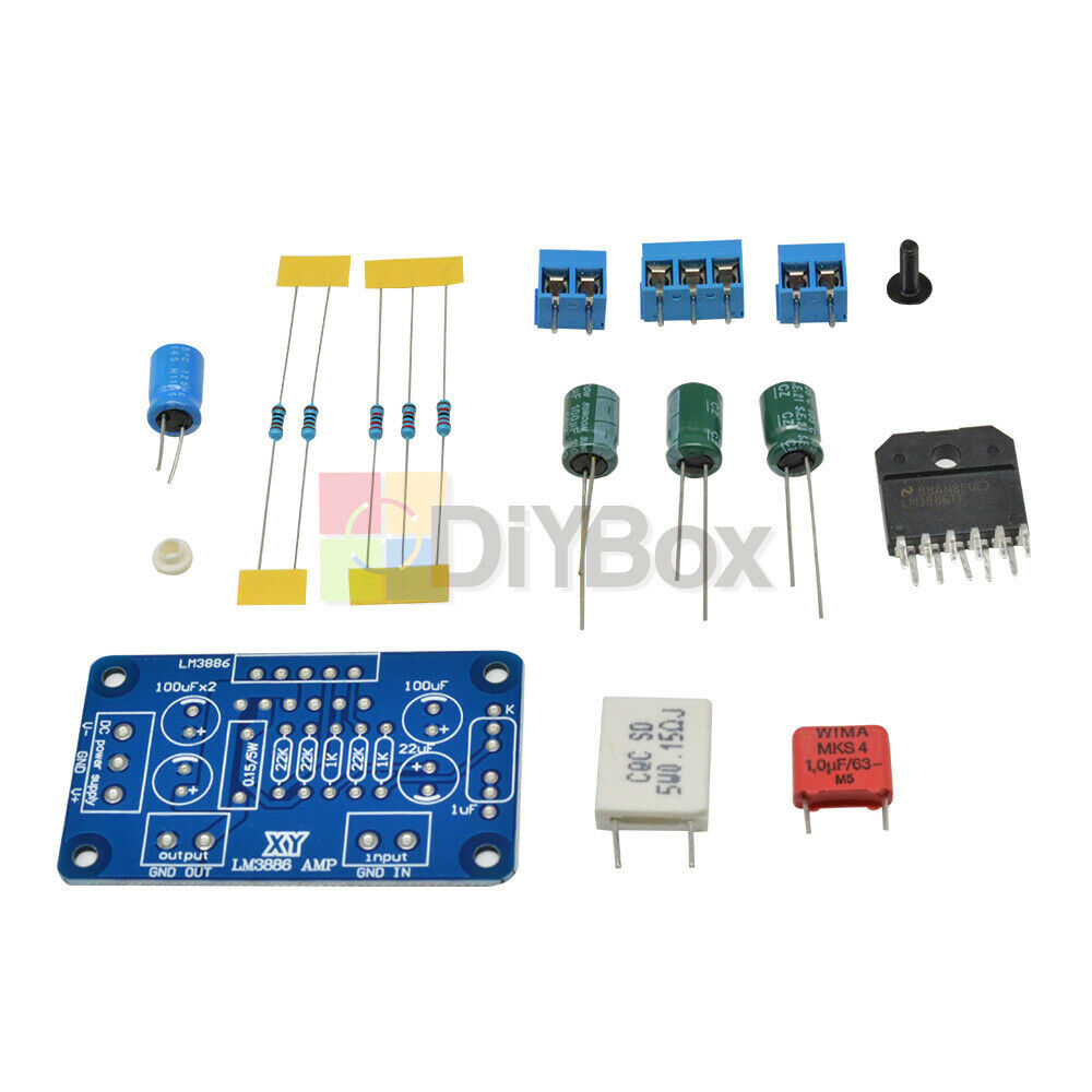 LM3886TF AC 20~28V 60W Sound Audio Amplifier Mono Digital Power AMP DIY Kit