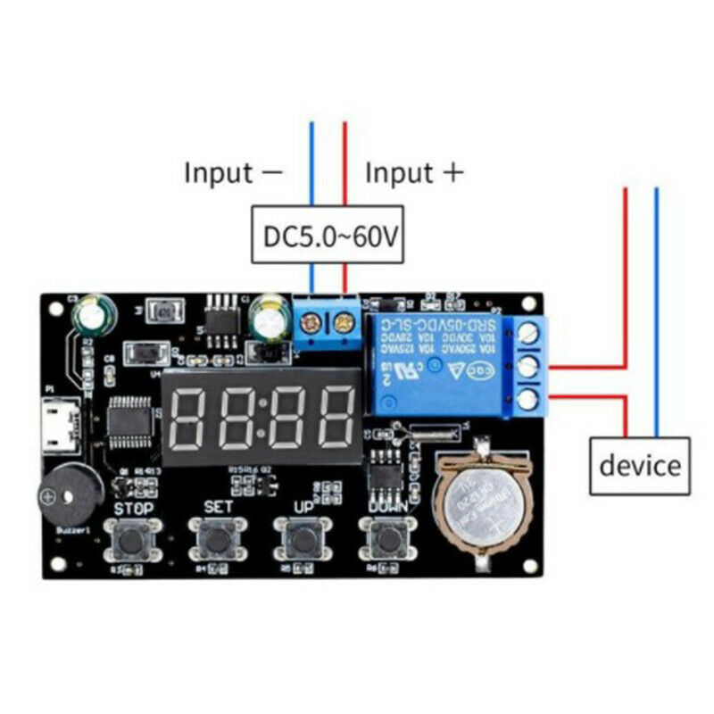 VHM-018 DC 5V Real Time Timing Delay Timer Relay Module Switch Control Clock SV9