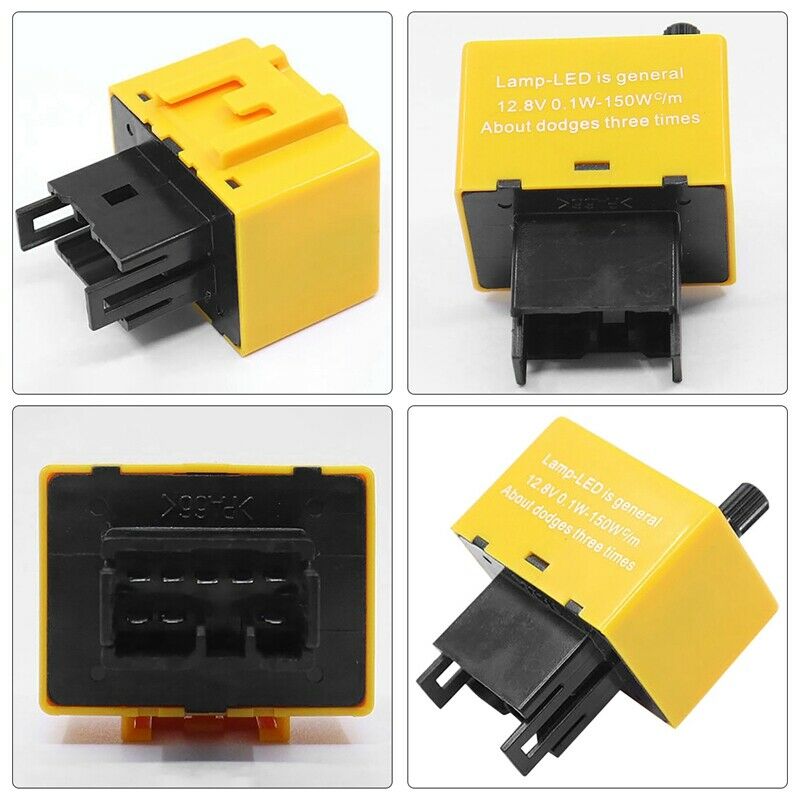 8-Pin 81980-50030 Speed Adjustable Electronic LED Flasher Assy Relay Fix for  T2