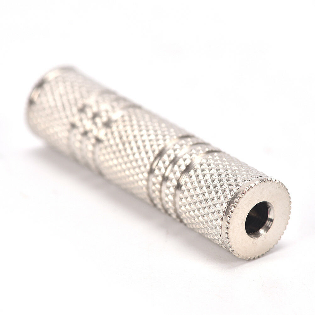 2x 3.5mm Female to Female Audio Adapter Connector Coupler Stereo F/F Exte.l8