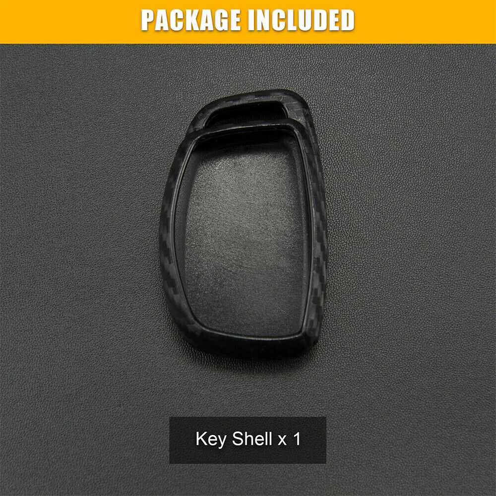 Silicone Carbon Fiber Smart Key Case Cover For Hyundai Sonata/Tucson/Elantra
