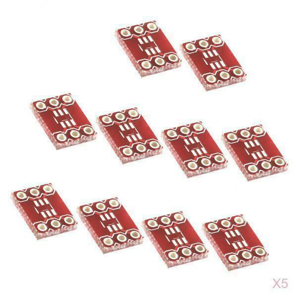 Pack of 50pcs 6 pin SOT23 To DIP Adapter PCB Board SMD Converter Board