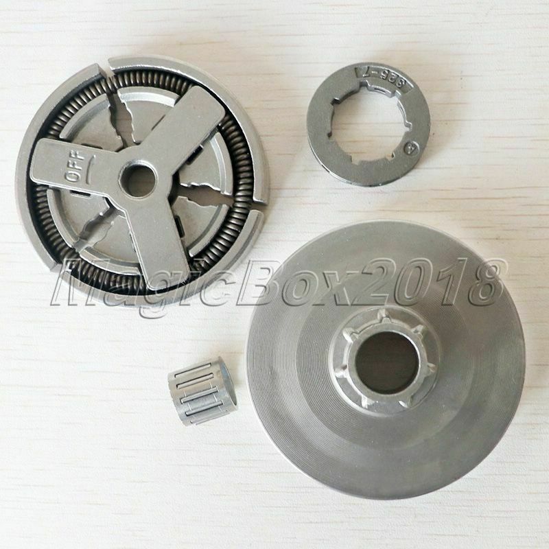Clutch Drum+ Clutch+ Sprocket Rim+ Needle Bearing for Chinese Chainsaw 4500 5800