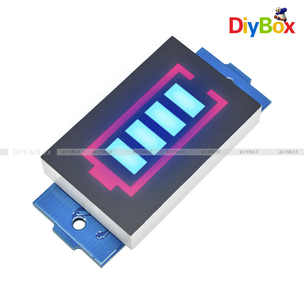 12.6V Blue Display Power Tester 3S Lithium Battery Capacity Indicator Module