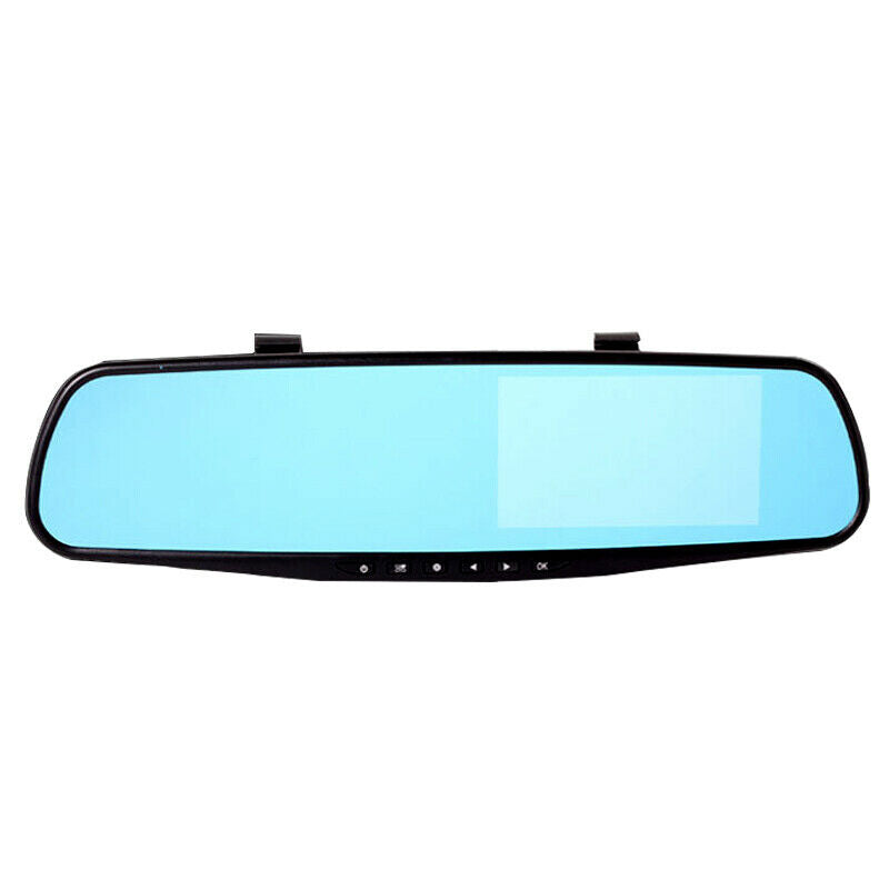 4.3 inch 1080P Car DVR Rear View Mirror Video Recorder Dual Cam Reversing Camera