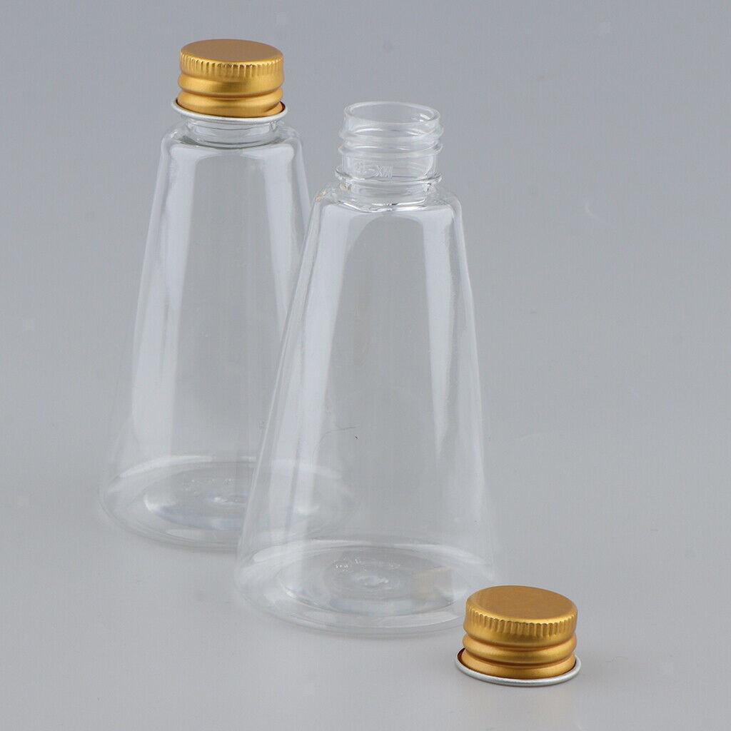 Premium Empty Plastic Bottles Clear Travel Containers Refillable BPA-free