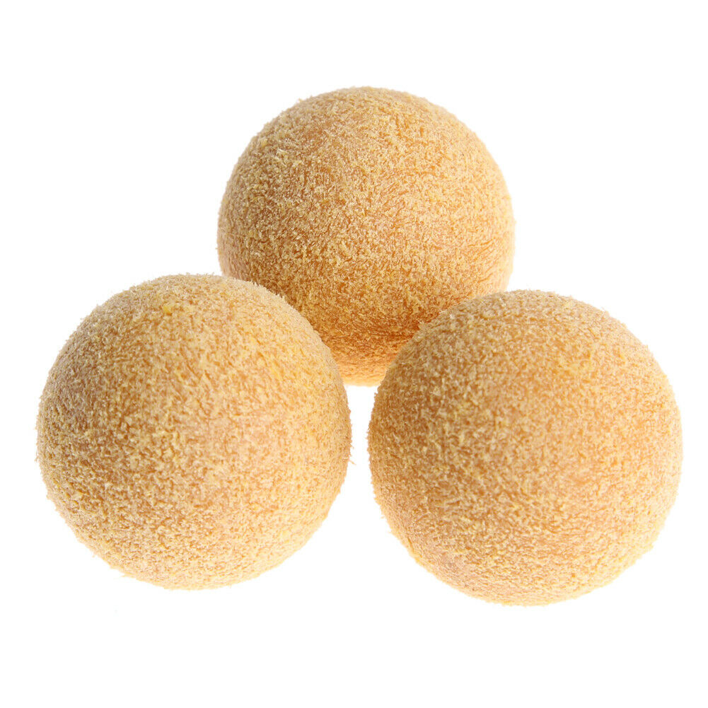3pcs 36mm Yellow Matte Soccer Table Football Foosball Balls Fussball @