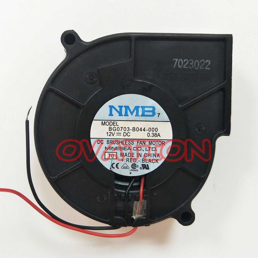 For NMB BG0703 B044-000, 75*75*30mm, 12v 0.38A turbine centrifugal cooling fan