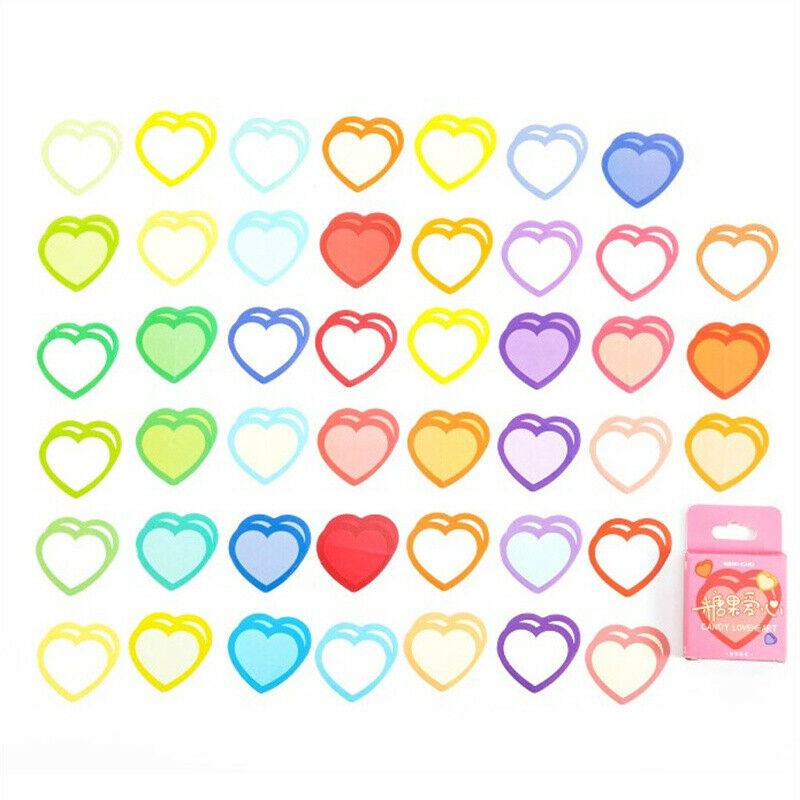 45 pcs/box Candy Love Series Decor Stationery Planner Stickers Scrapbooki.l8