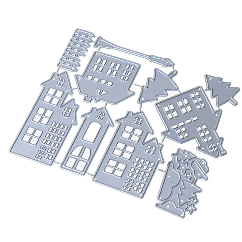 cutting dies Christmas house Scrapbooking Dies Metal Craft Die Cut StampsDEAU