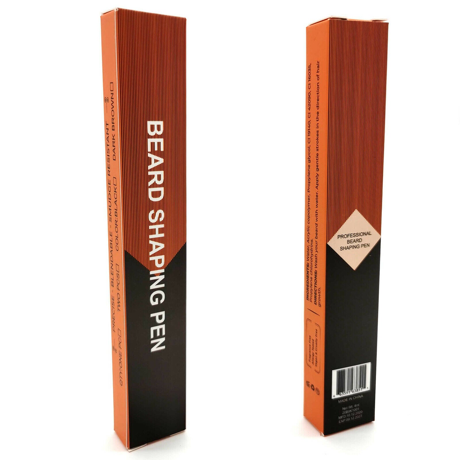 Hair Waterproof Beard Filler Pen Sharpen & Define Your Beard Pen Camouflages
