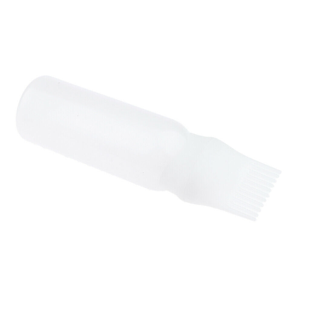 5Pcs Hair Coloring Comb Applicator Bottles Brush Dispenser with Scale 60ML