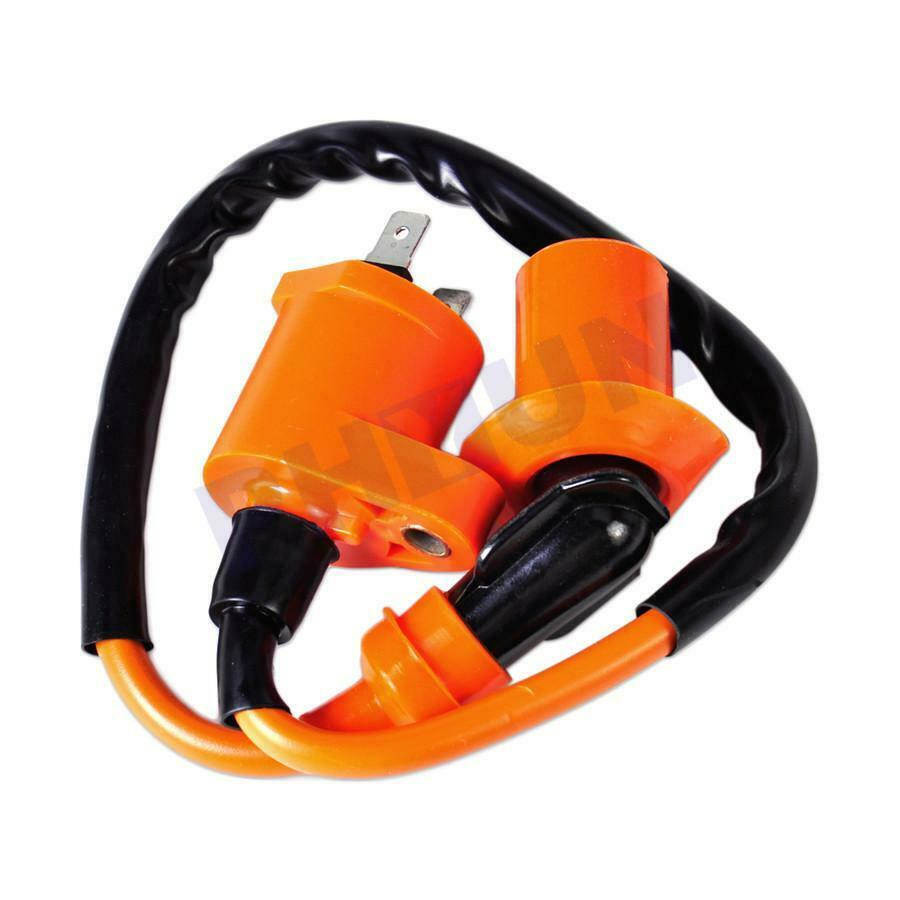 US Racing CDI Box 6Pin+ Ignition Coil +Spark Plug for GY6 50-150cc Moped Scooter