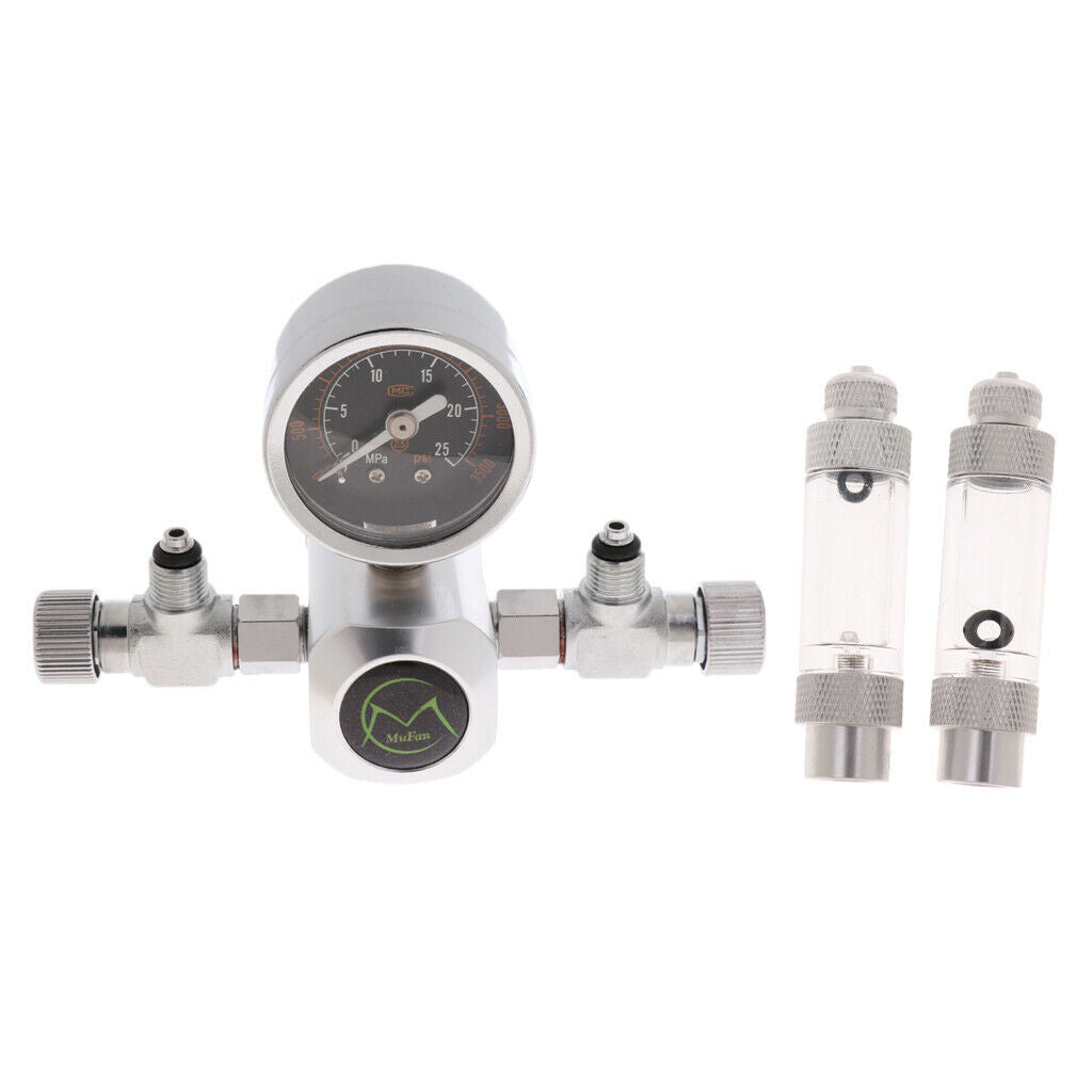 W21.8 Aquarium carbon dioxide CO2 regulator Pressure reducer Bubble counter