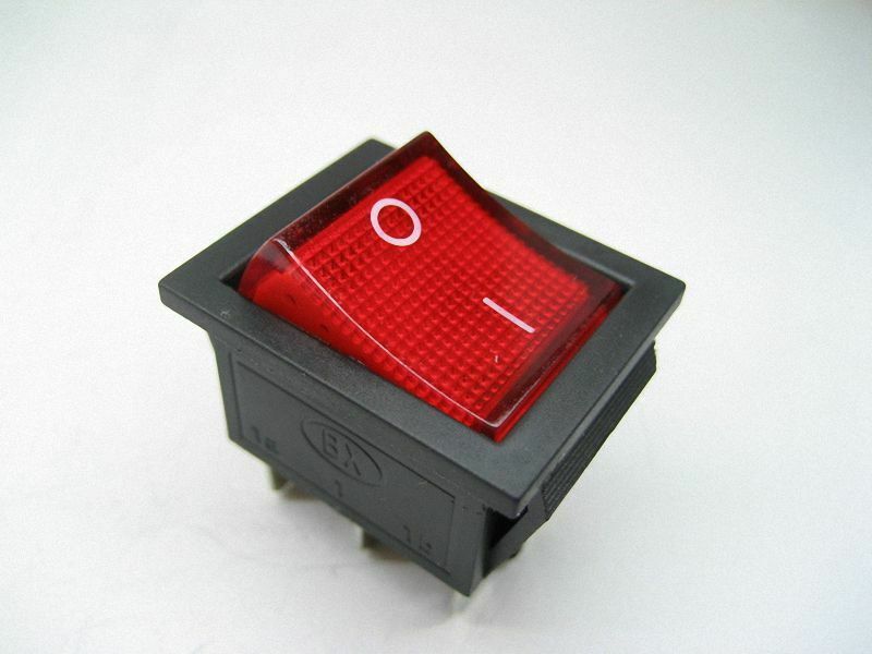 1 of Heavy Duty DPDT ON/OFF Lighted Snap in Rocker Switch [M_M_S]