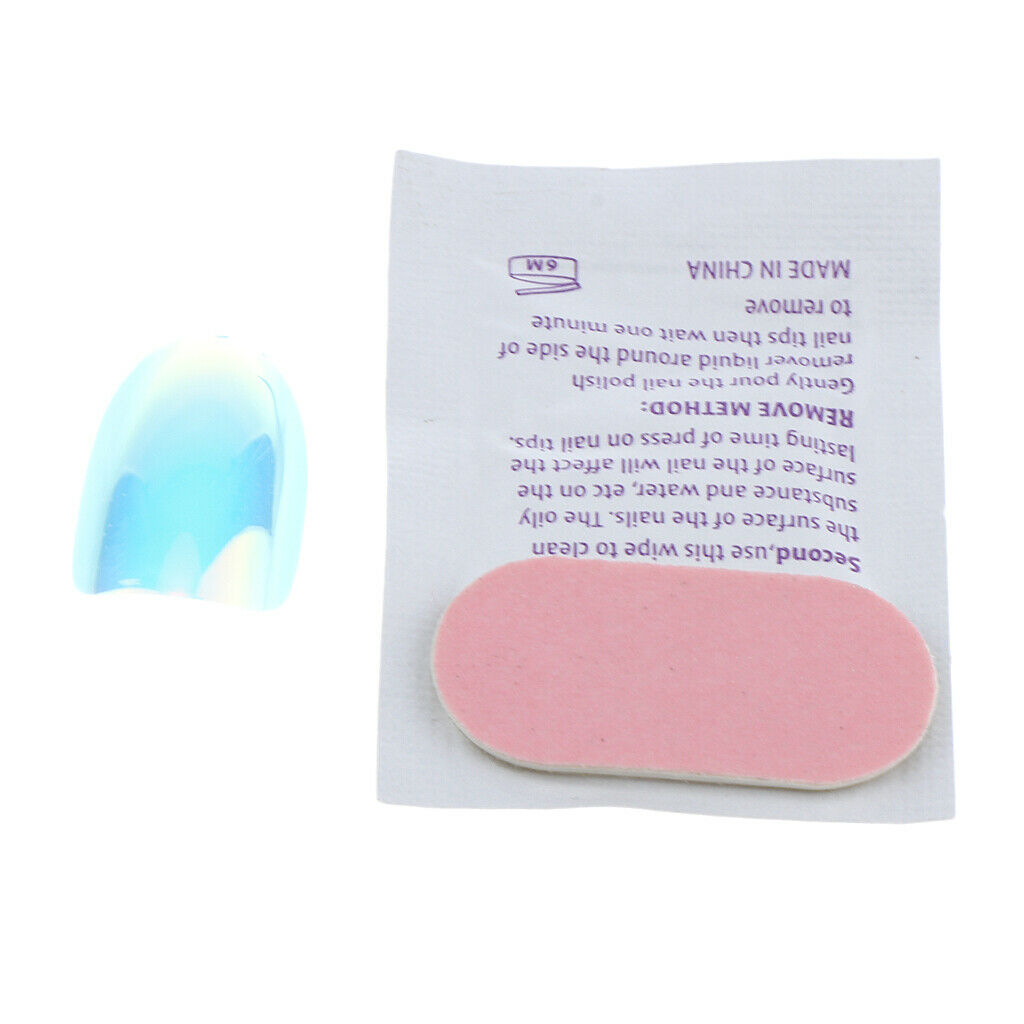 24 Pieces Nail Art Tips False Nails Salon DIY Manicure Tool 01