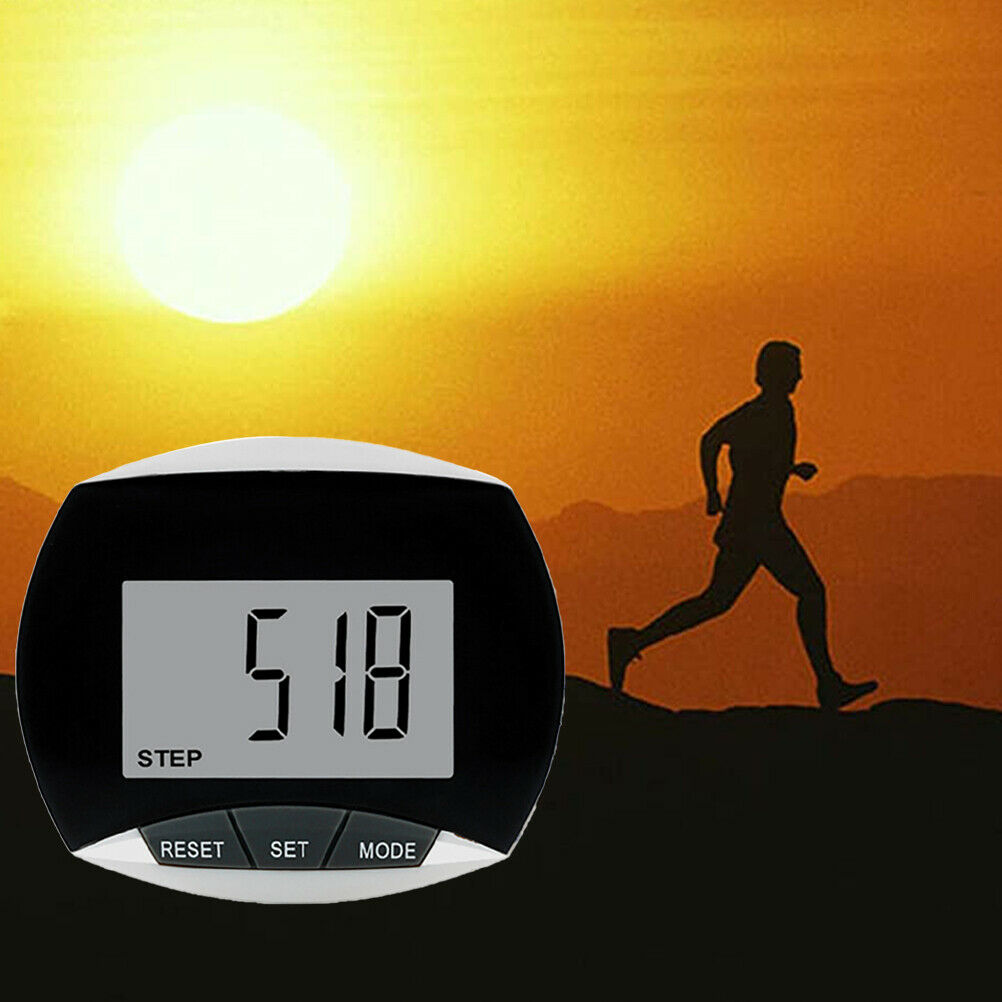 Counter with Belt Clip Multi-functional Pedometer LCD Display Exercise Accessory