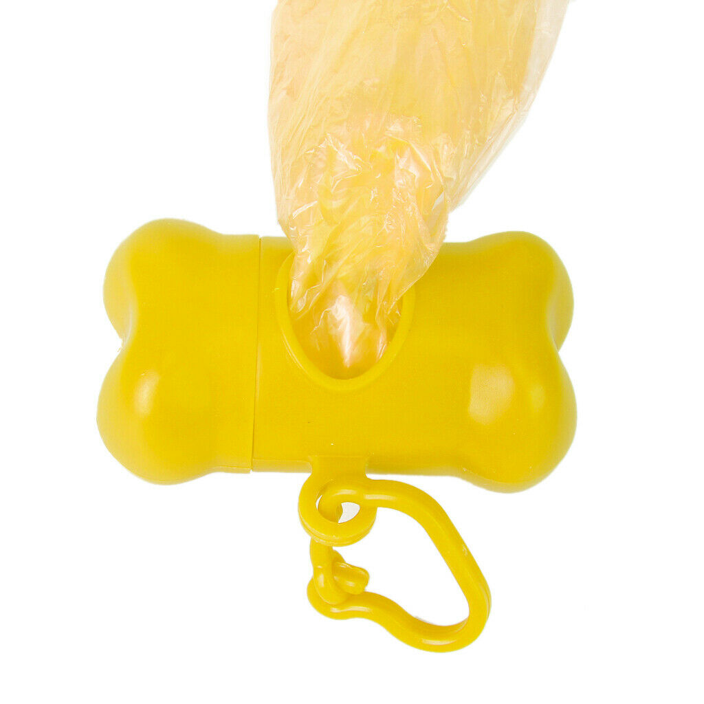 Pet Dog Poop Waste Dispenser Box Poop Removal Disposal Bags Holder Random