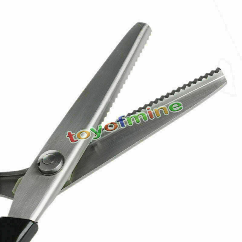 New Stainless Pro Zig Zag Sewing Pinking Dressmaking Cut Tailor Shears Scissors