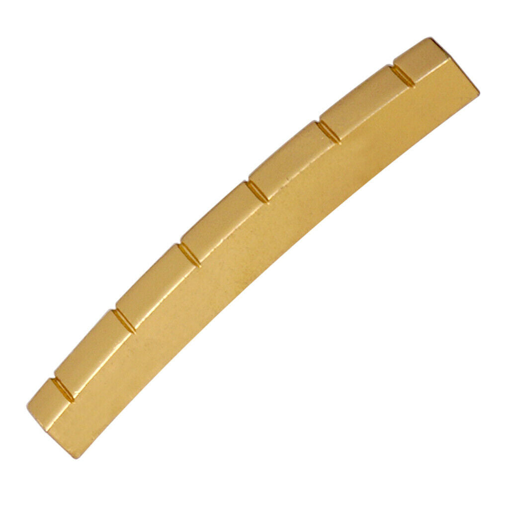 6 String 42mm Slotted Brass Nut Golden for ST TL Electric Guitar Part