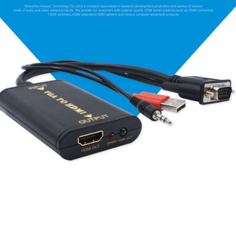 VGA to MI Converter Audio Input with USB Power Supply Vga to mi Mother Audio aJ9