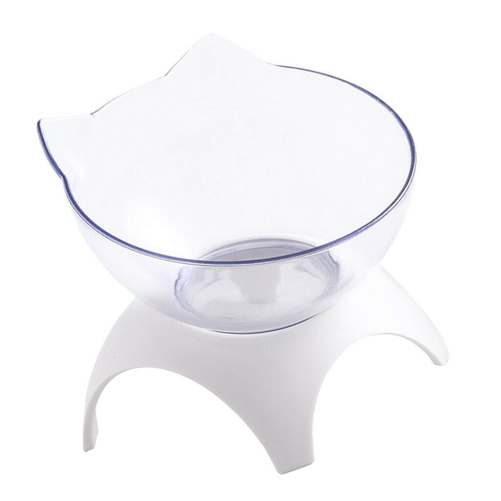 2x Kitten Kitty Elevated Bowls Raised Container Cats and Dogs Single Bowl