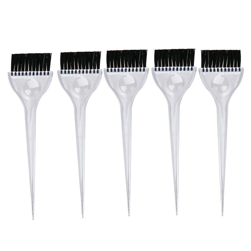 5 Pcs Hair Dye brush Professional Plastic Salon Application Coloring Brus.l8