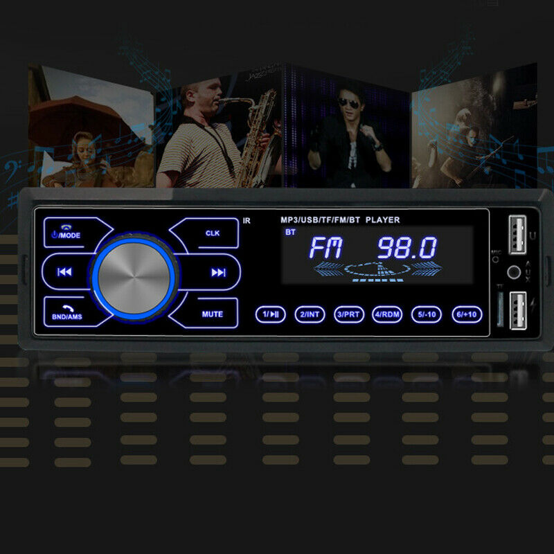 Touch Screen Bluetooth Car Stereo Radio SD USB MP3 Player Audio In-Dash Unit Kit