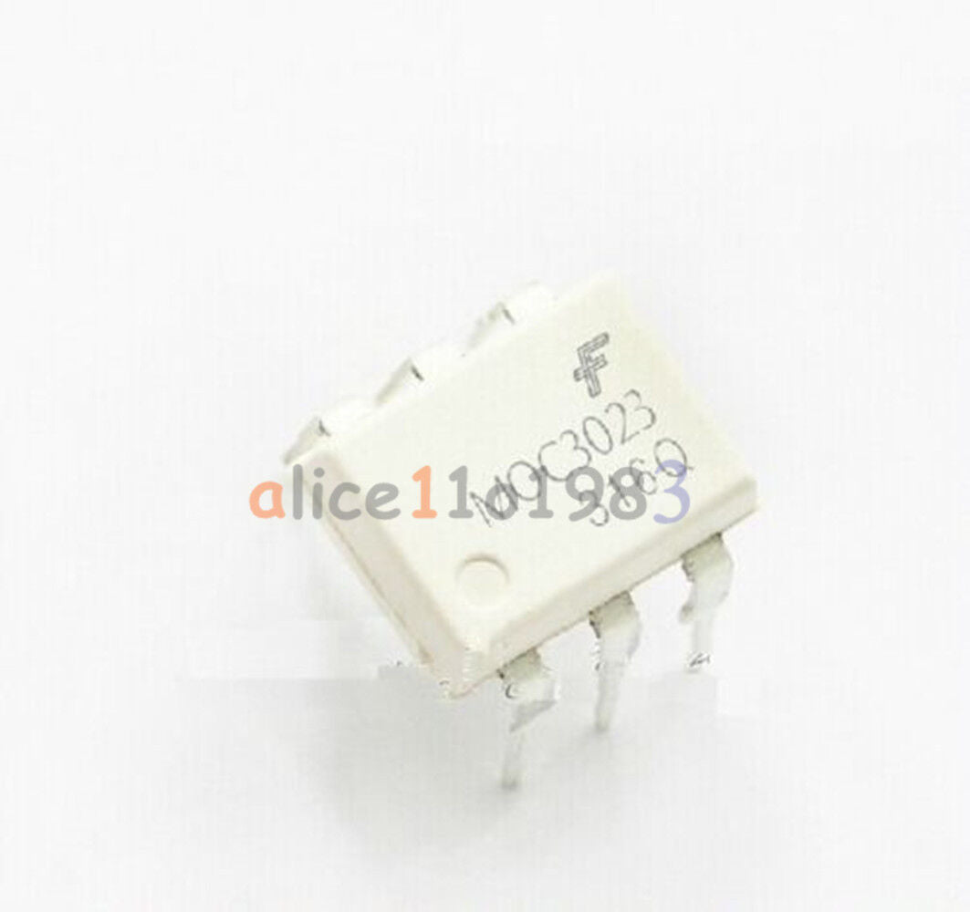 10PCS FAIRCHILD MOC3023 Optoisolators Transistor Output DIP-6 AL