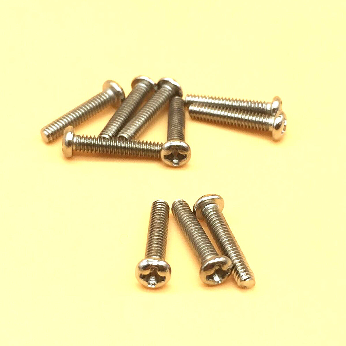 M1 x 0.25 (pitch) x 5mm Stainless Steel Phillips Pan Head Screw 10Pcs [M1]