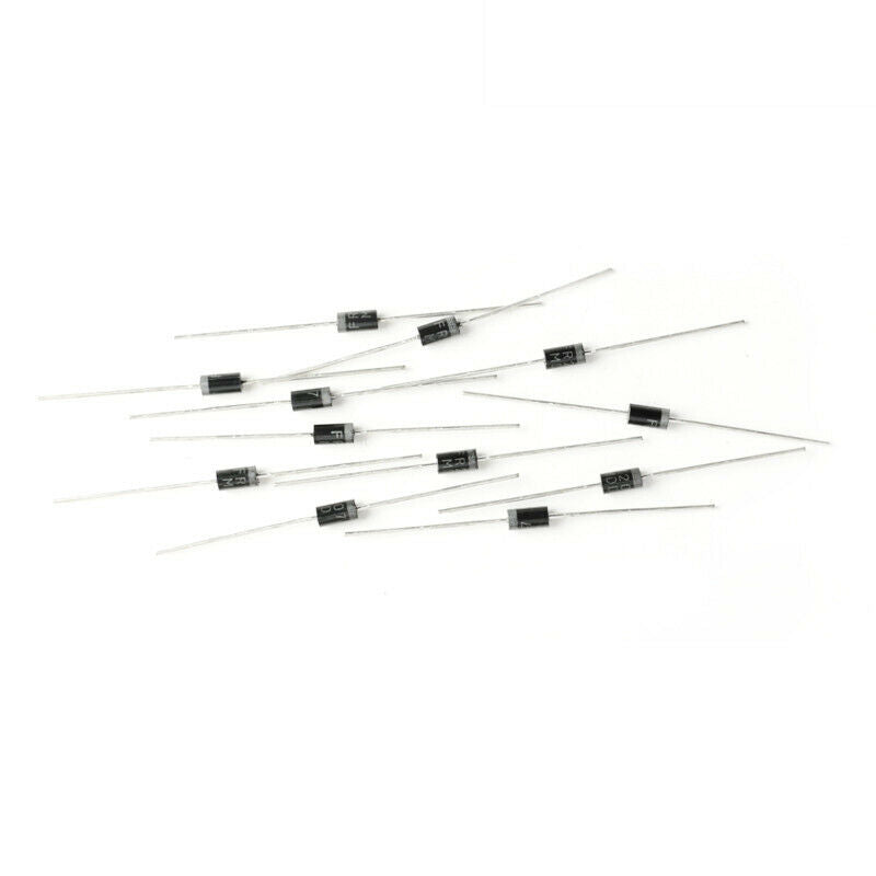 50pcs DIP FR207 DO-15 1000V/2A Fast Recovery Diode Rectifier Semiconductors