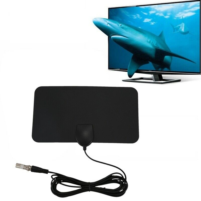 Flat  Digital Indoor Zoom TV Antenna TV 50 Mile Range TVFox VHF UHF DVB V5Z8Z8