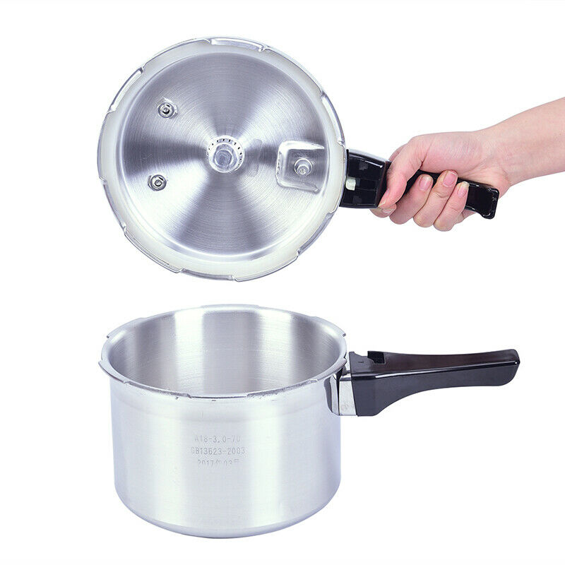 3L 18cm Aluminum Alloy Pressure Cooker Rice Beans Meat Soup Steaming CookiN l Kt