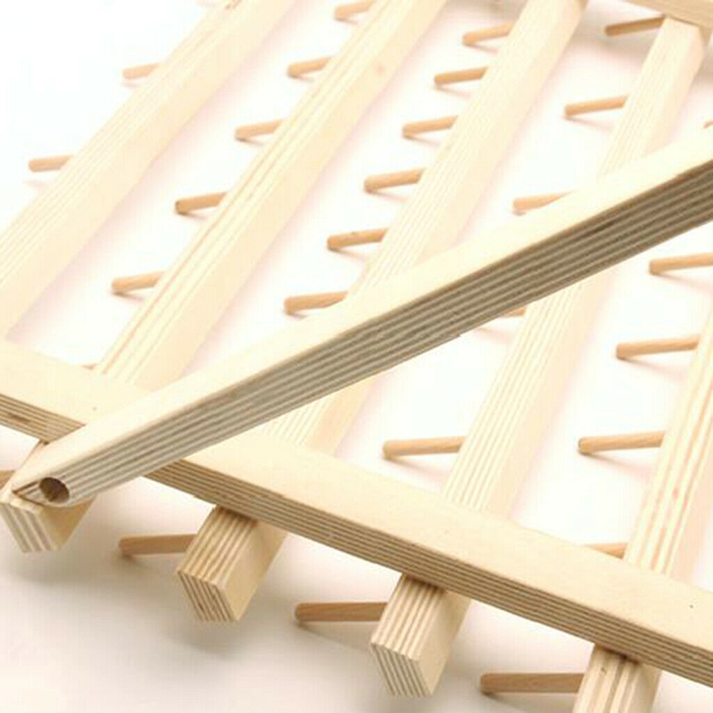 48-Spool Wooden Cord Thread Rack/Holder Stand Spool Organizer Embroidery