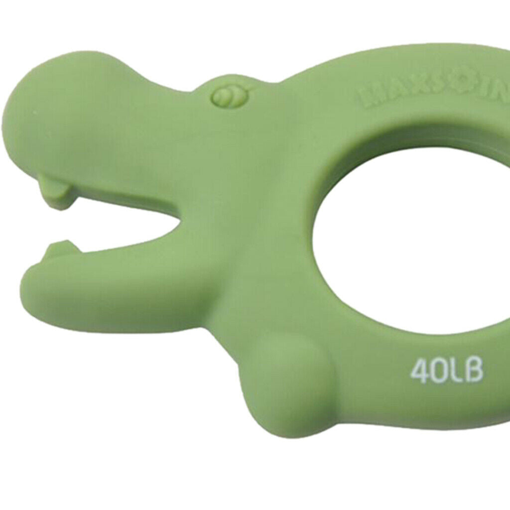 Strength Finger Silicone Hand Grip Muscle Power Training Exerciser Green